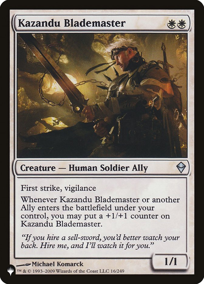 Kazandu Blademaster [The List] | PLUS EV GAMES 