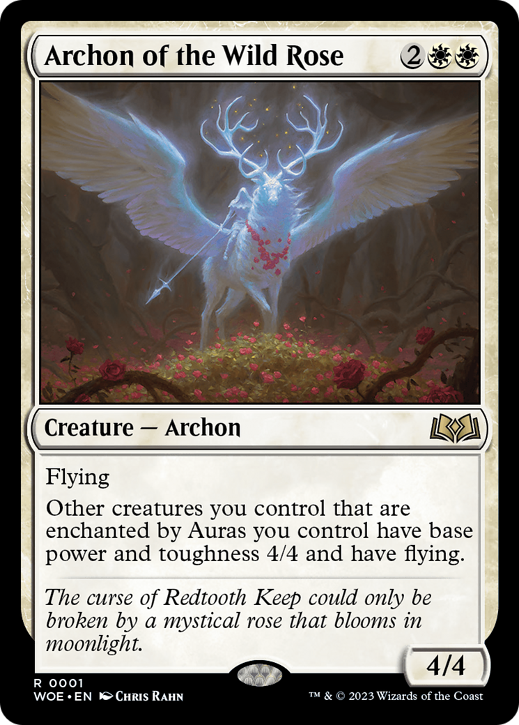 Archon of the Wild Rose [Wilds of Eldraine] | PLUS EV GAMES 