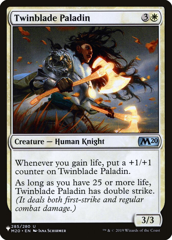 Twinblade Paladin [The List] | PLUS EV GAMES 