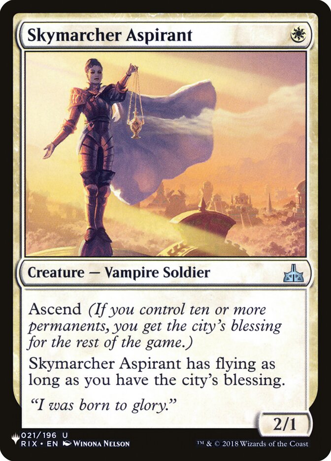 Skymarcher Aspirant [The List] | PLUS EV GAMES 