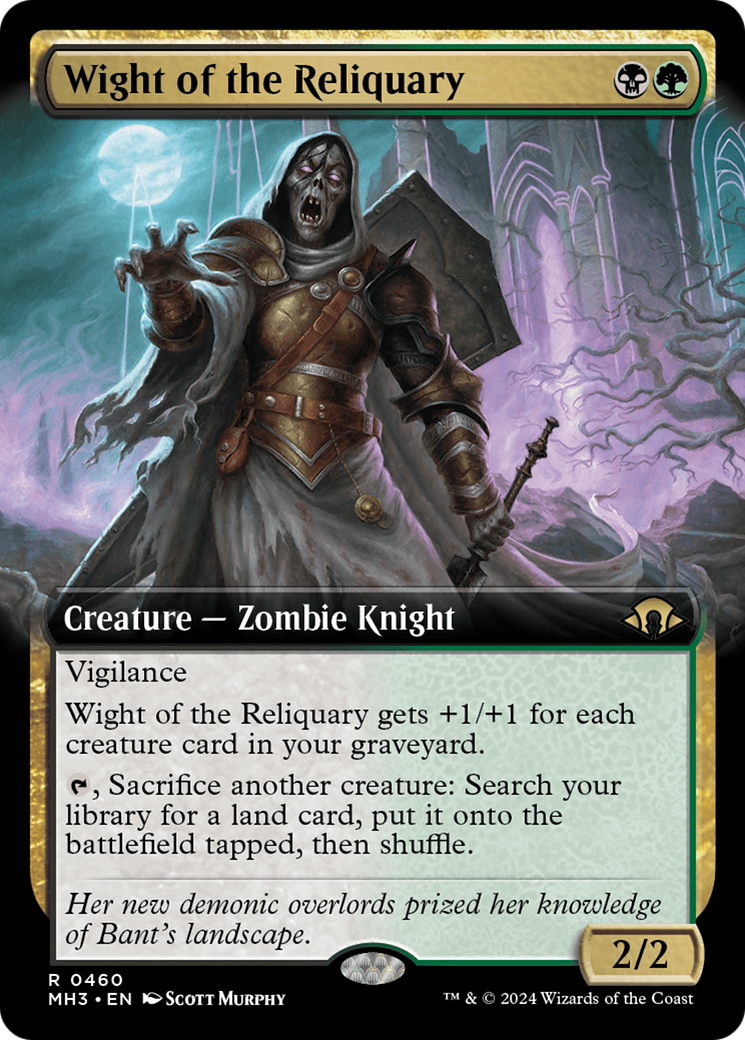 Wight of the Reliquary (Extended Art) [Modern Horizons 3] | PLUS EV GAMES 