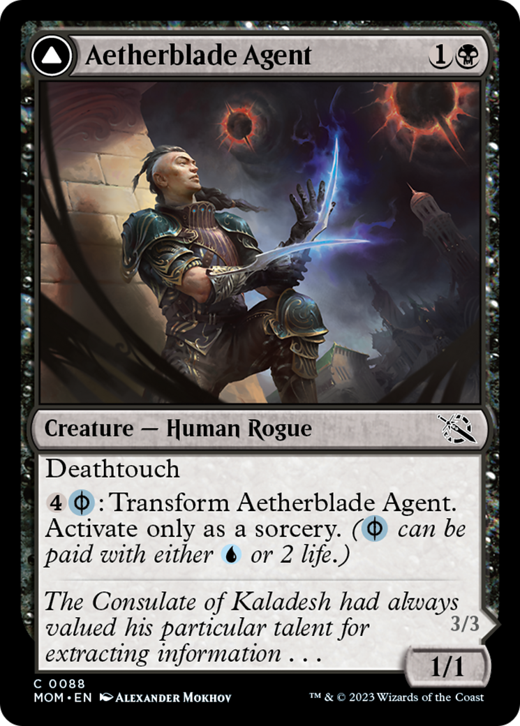 Aetherblade Agent // Gitaxian Mindstinger [March of the Machine] | PLUS EV GAMES 
