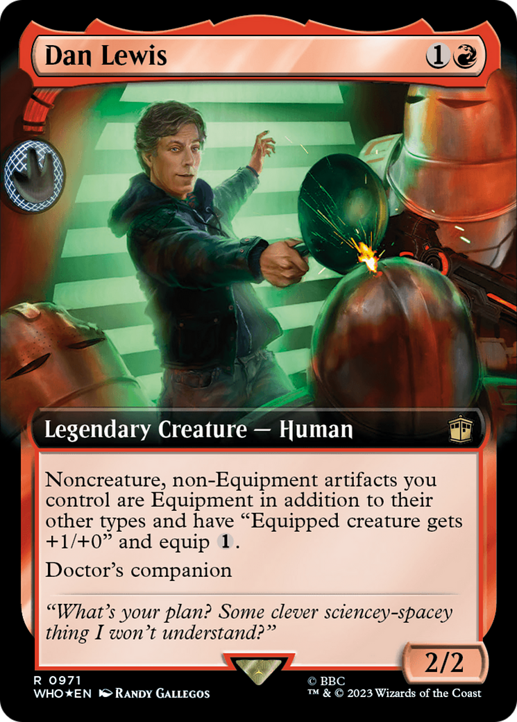 Dan Lewis (Extended Art) (Surge Foil) [Doctor Who] | PLUS EV GAMES 