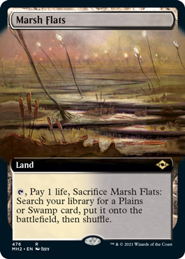 Marsh Flats (Extended Art) [Modern Horizons 2] | PLUS EV GAMES 