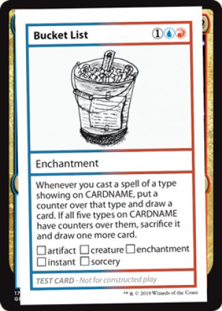 Bucket List (2021 Edition) [Mystery Booster Playtest Cards] | PLUS EV GAMES 