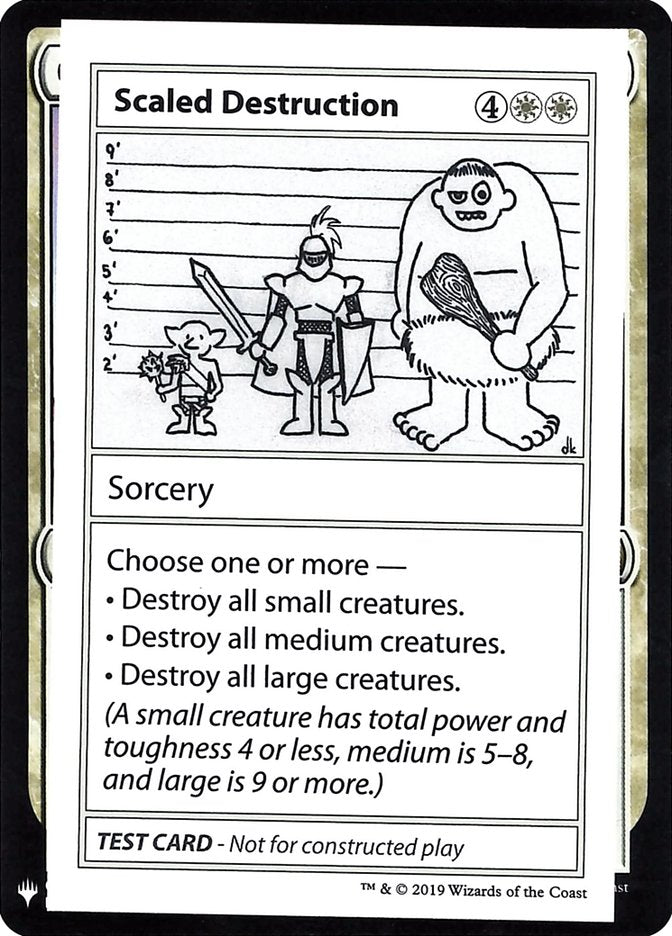Scaled Destruction [Mystery Booster Playtest Cards] | PLUS EV GAMES 