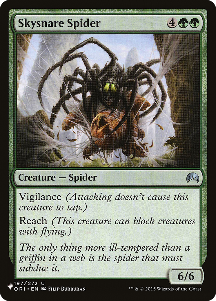 Skysnare Spider [The List Reprints] | PLUS EV GAMES 