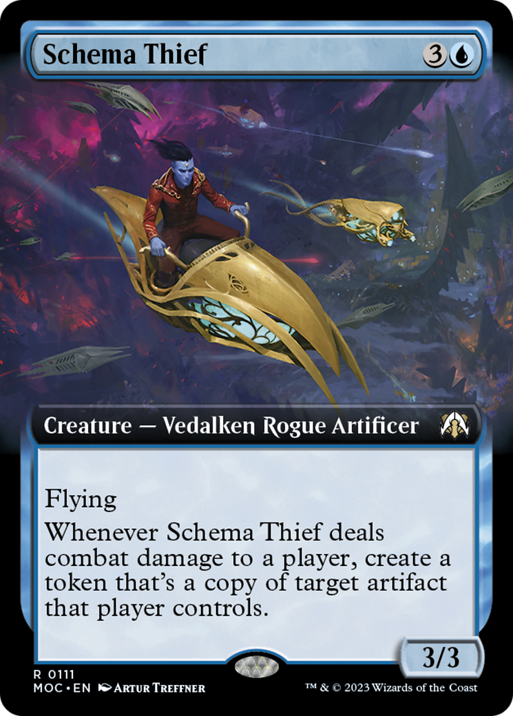 Schema Thief (Extended Art) [March of the Machine Commander] | PLUS EV GAMES 