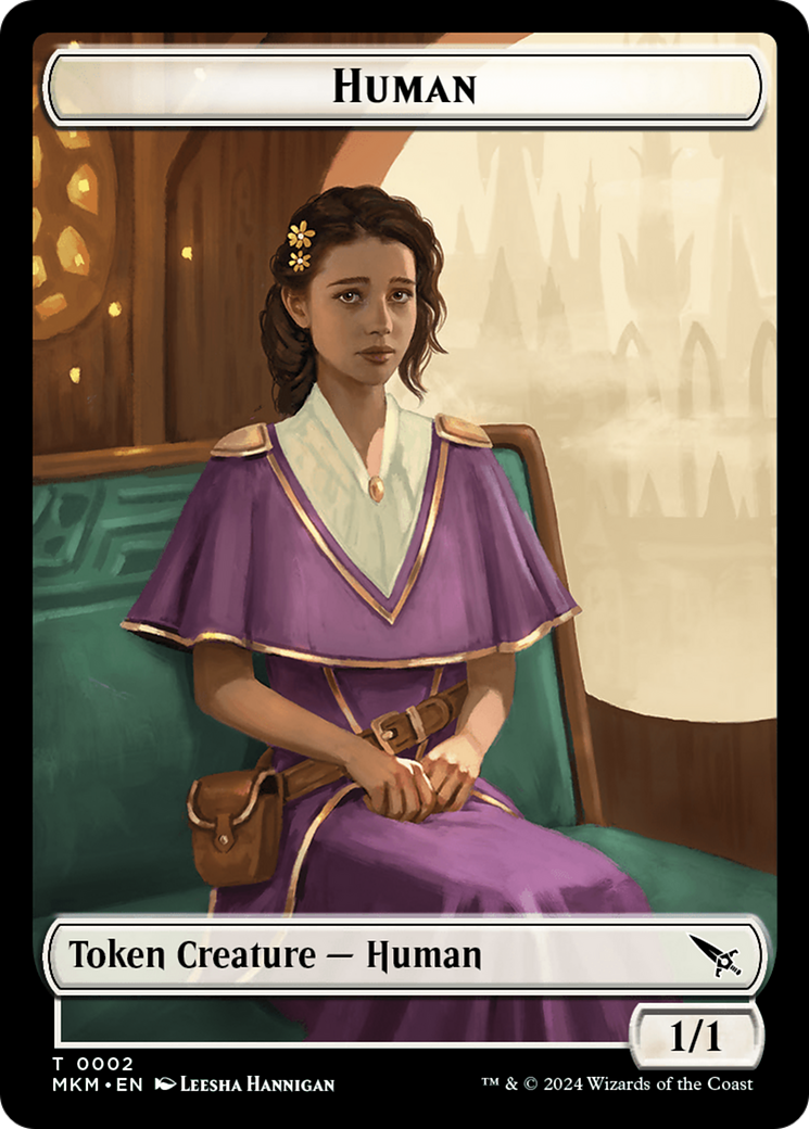 Detective // Human Double-Sided Token [Murders at Karlov Manor Tokens] | PLUS EV GAMES 