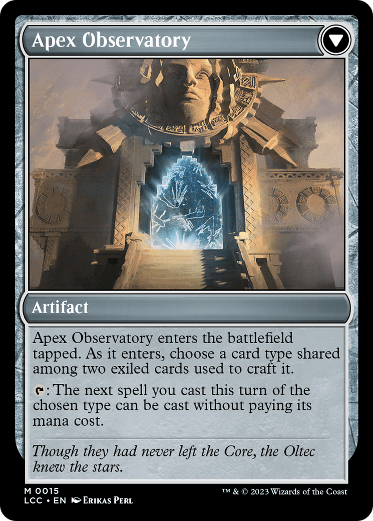 Eye of Ojer Taq // Apex Observatory [The Lost Caverns of Ixalan Commander] | PLUS EV GAMES 