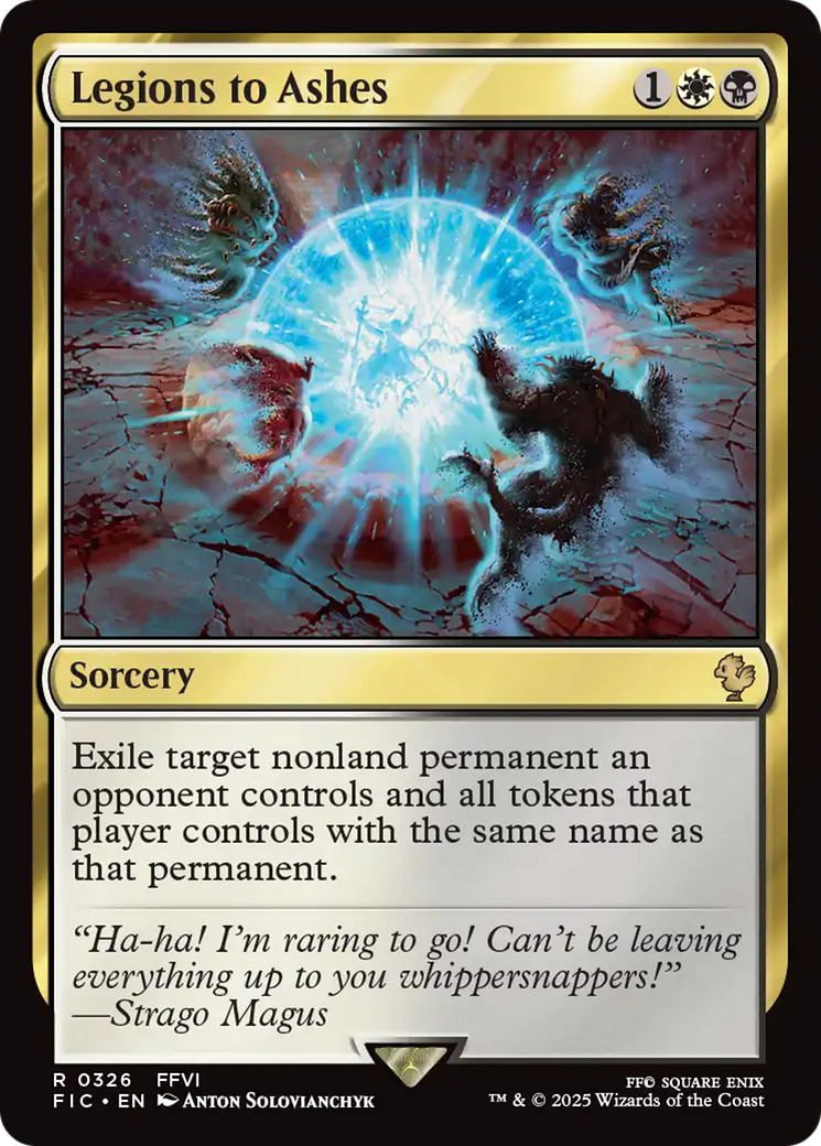 Legions to Ashes [FINAL FANTASY Commander] | PLUS EV GAMES 