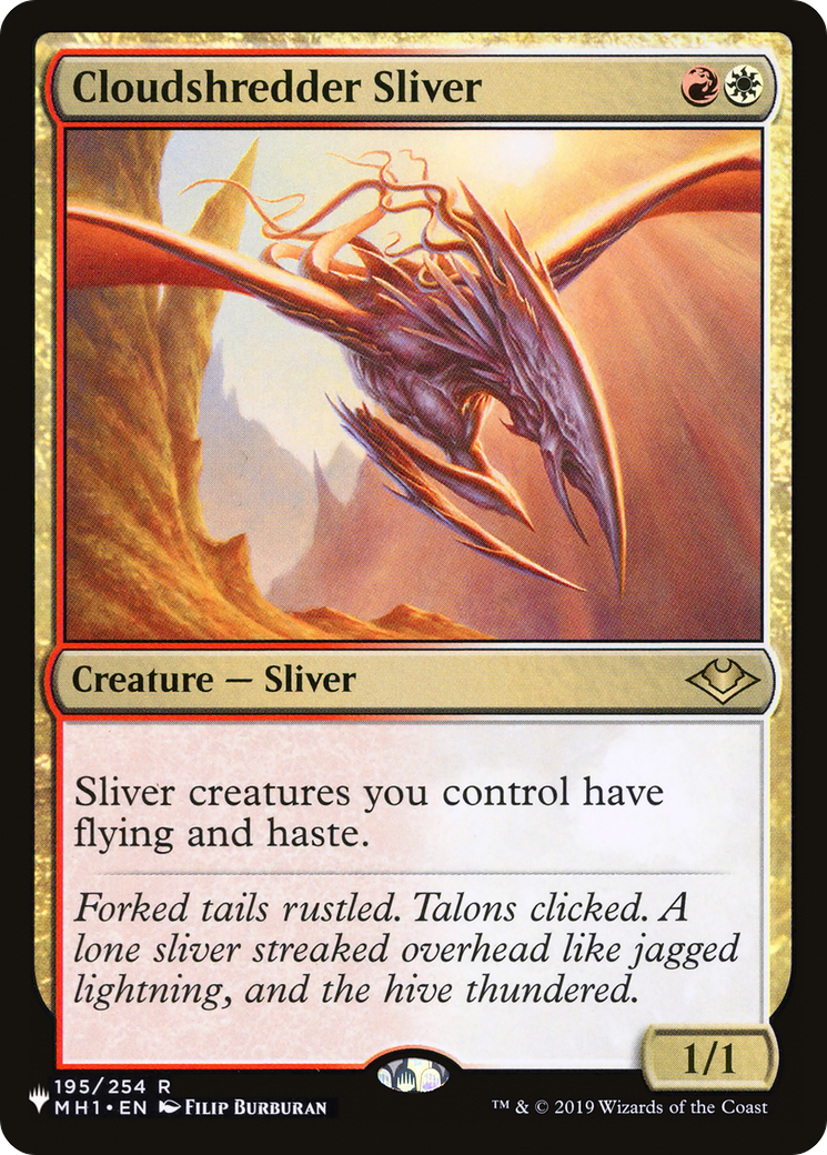 Cloudshredder Sliver (MH1) [The List] | PLUS EV GAMES 