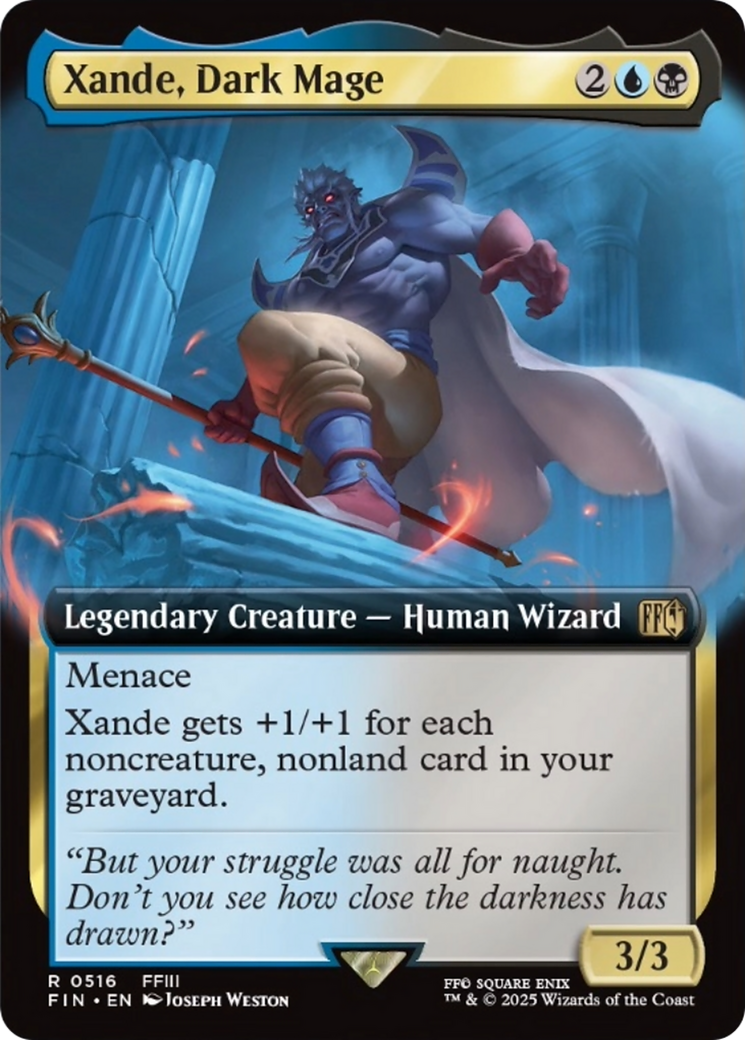Xande, Dark Mage (Extended Art) [FINAL FANTASY] | PLUS EV GAMES 