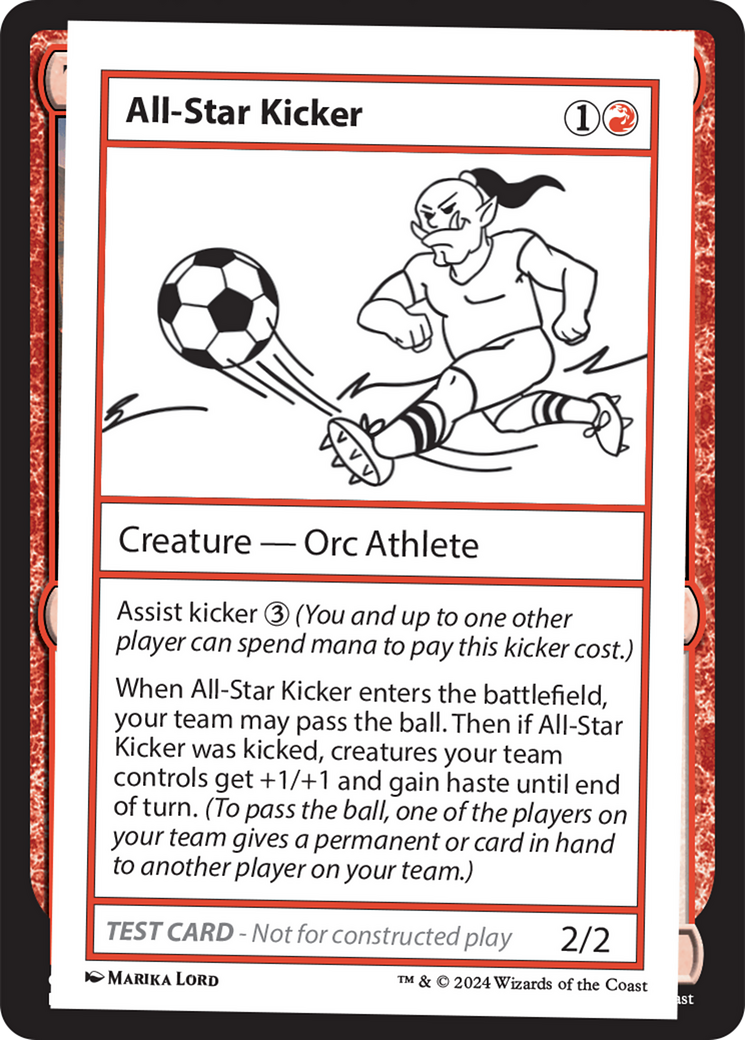 All-Star Kicker [Mystery Booster 2 Playtest Cards] | PLUS EV GAMES 