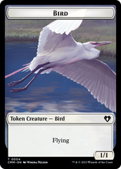 Copy (54) // Bird Double-Sided Token [Commander Masters Tokens] | PLUS EV GAMES 