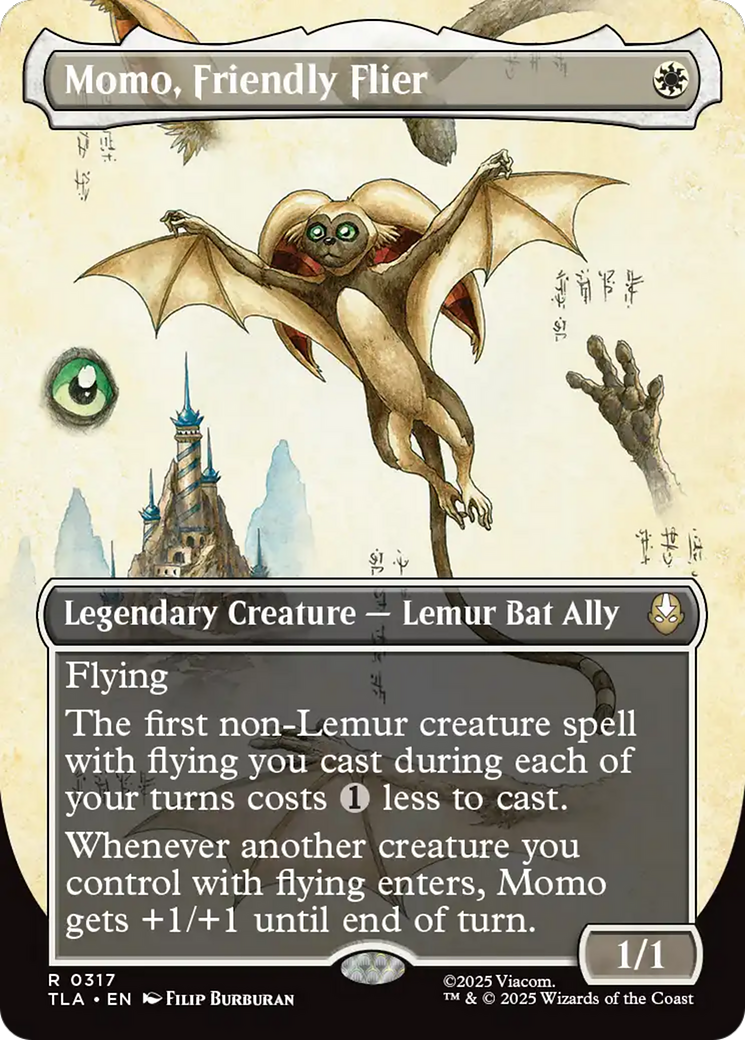 Momo, Friendly Flier (Borderless) [Avatar: The Last Airbender] | PLUS EV GAMES 