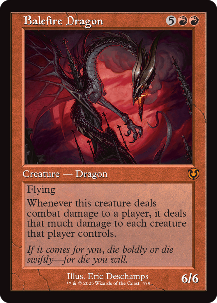 Balefire Dragon (Retro Frame) [Innistrad Remastered] | PLUS EV GAMES 