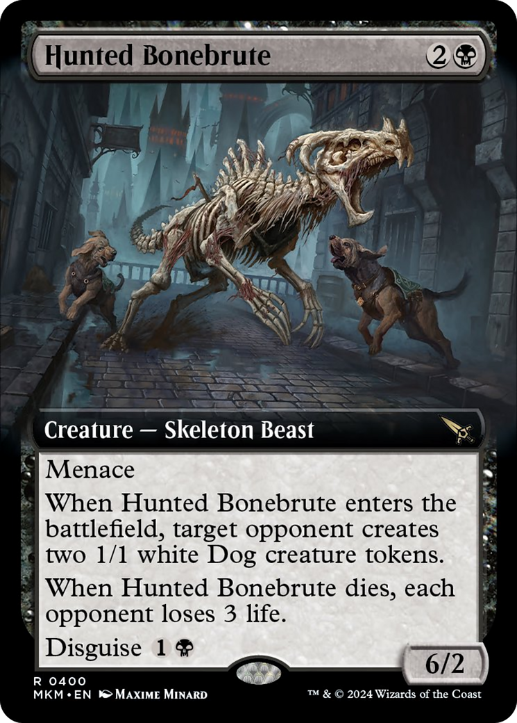 Hunted Bonebrute (Extended Art) [Murders at Karlov Manor] | PLUS EV GAMES 