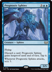 Prognostic Sphinx [Duskmourn: House of Horror Commander] | PLUS EV GAMES 