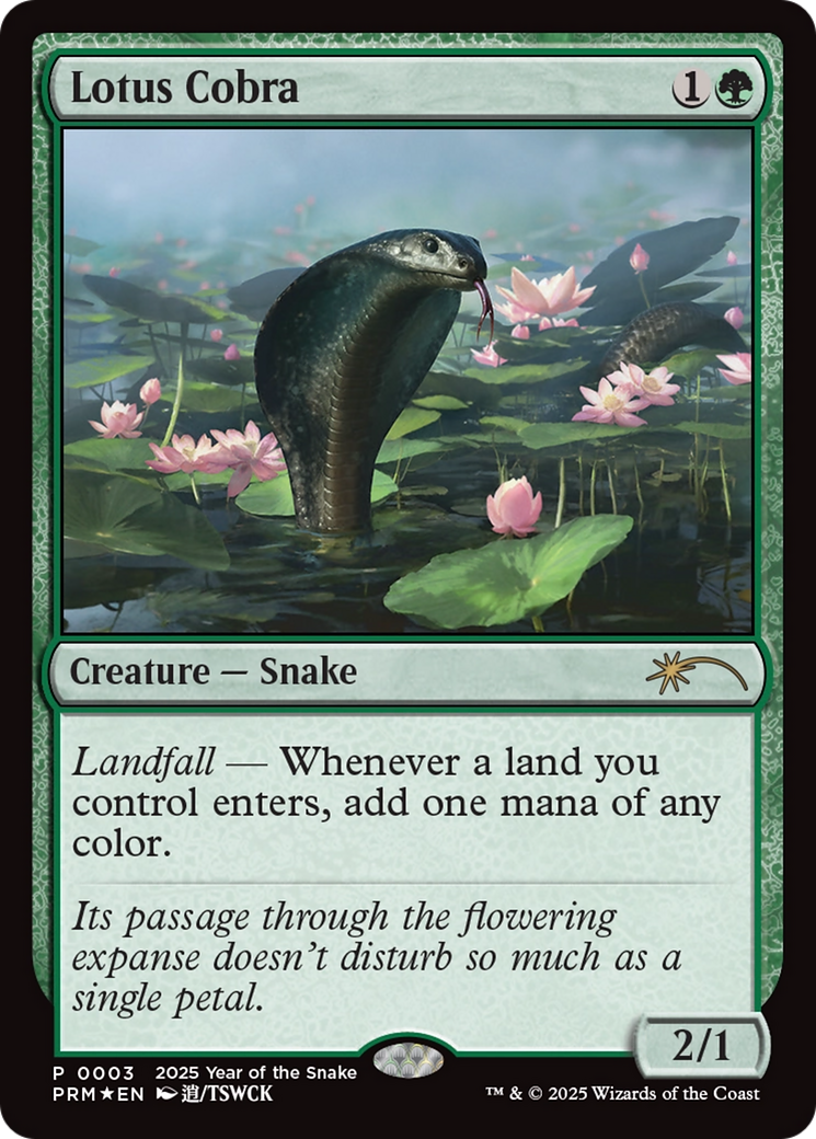 Lotus Cobra (Year of the Snake 2025) [Standard Showdown Promos] | PLUS EV GAMES 