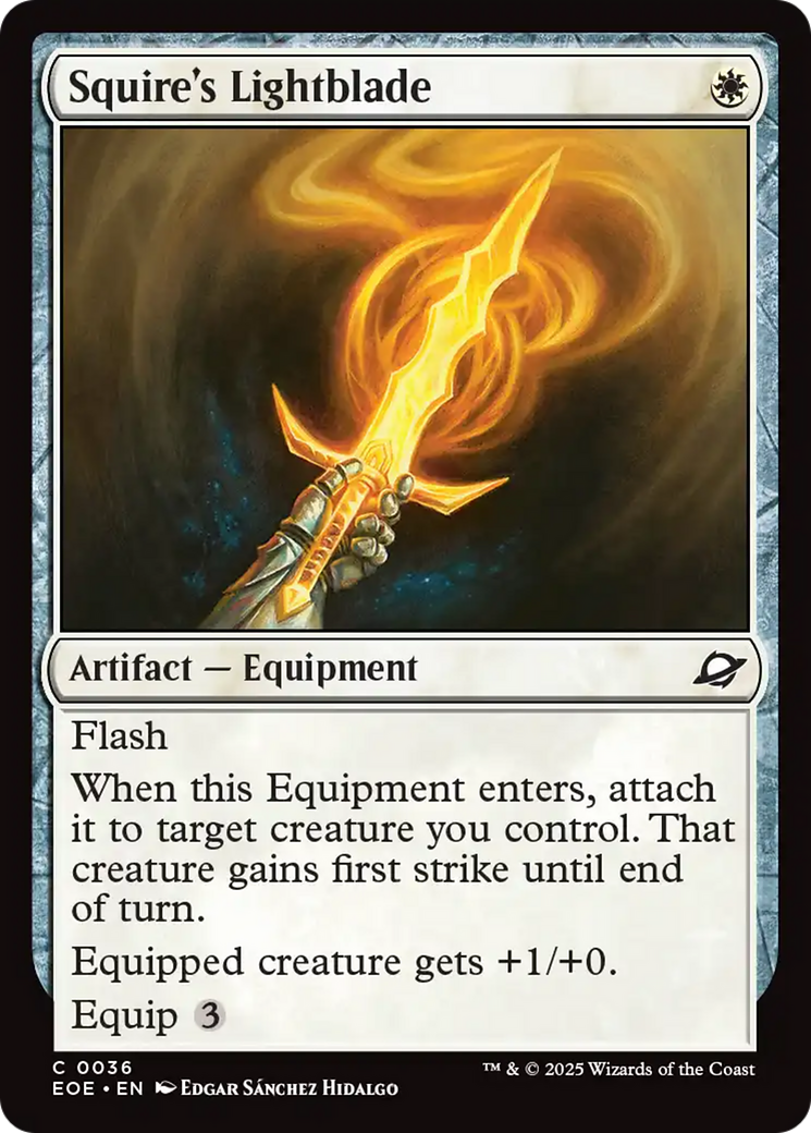 Squire's Lightblade [Edge of Eternities] | PLUS EV GAMES 