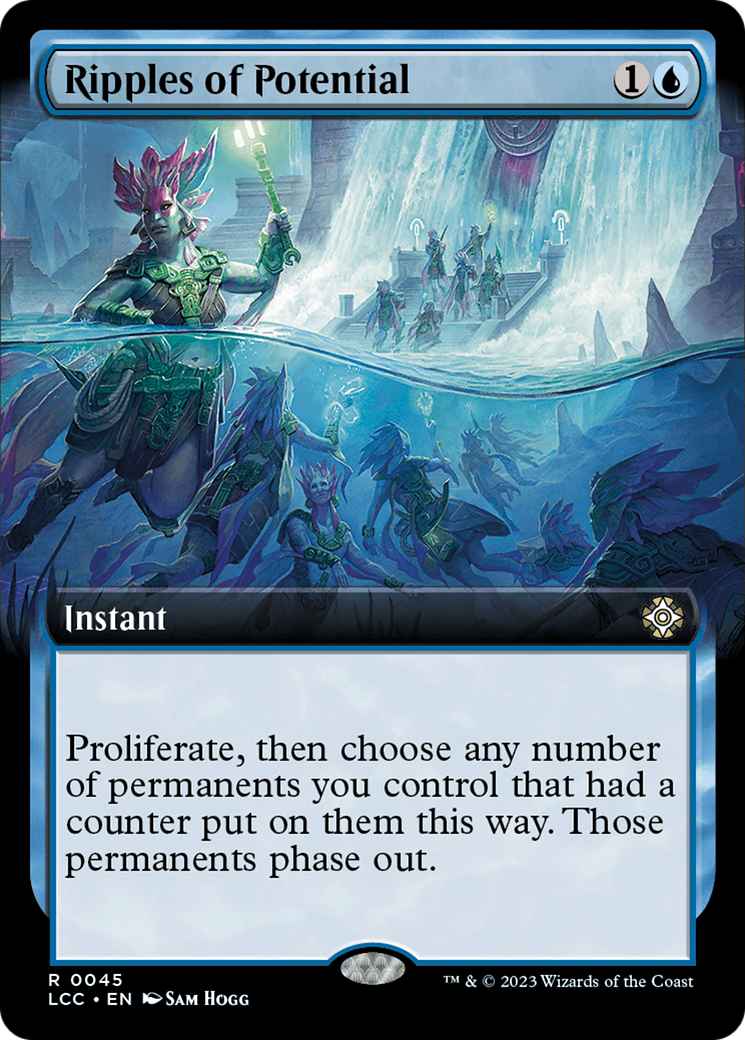Ripples of Potential (Extended Art) [The Lost Caverns of Ixalan Commander] | PLUS EV GAMES 