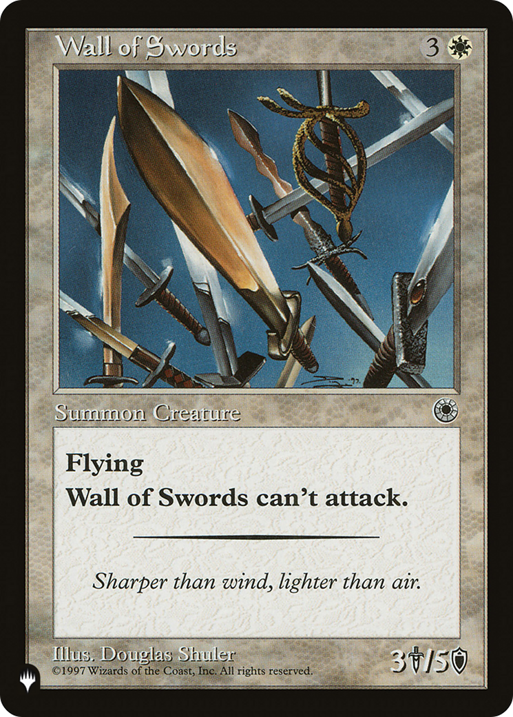 Wall of Swords [The List Reprints] | PLUS EV GAMES 