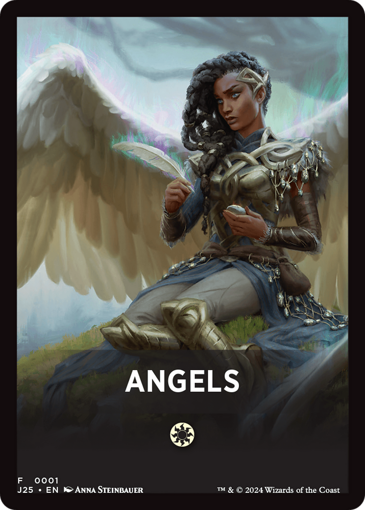 Angels Theme Card [Foundations Jumpstart Front Cards] | PLUS EV GAMES 