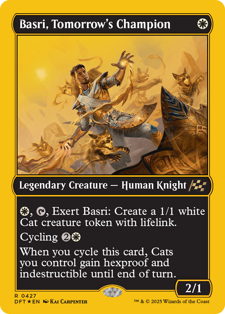 Basri, Tomorrow's Champion (First-Place Foil) [Aetherdrift] | PLUS EV GAMES 