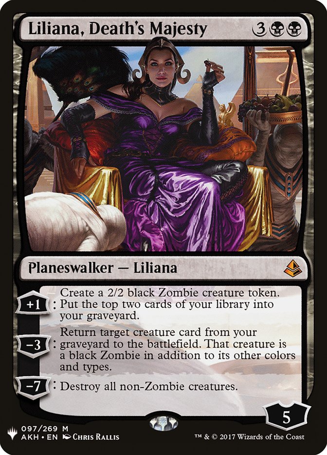 Liliana, Death's Majesty [The List] | PLUS EV GAMES 