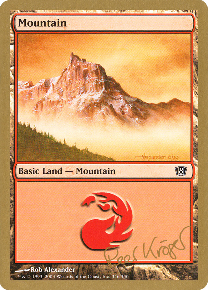 Mountain (pk346) (Peer Kroger) [World Championship Decks 2003] | PLUS EV GAMES 