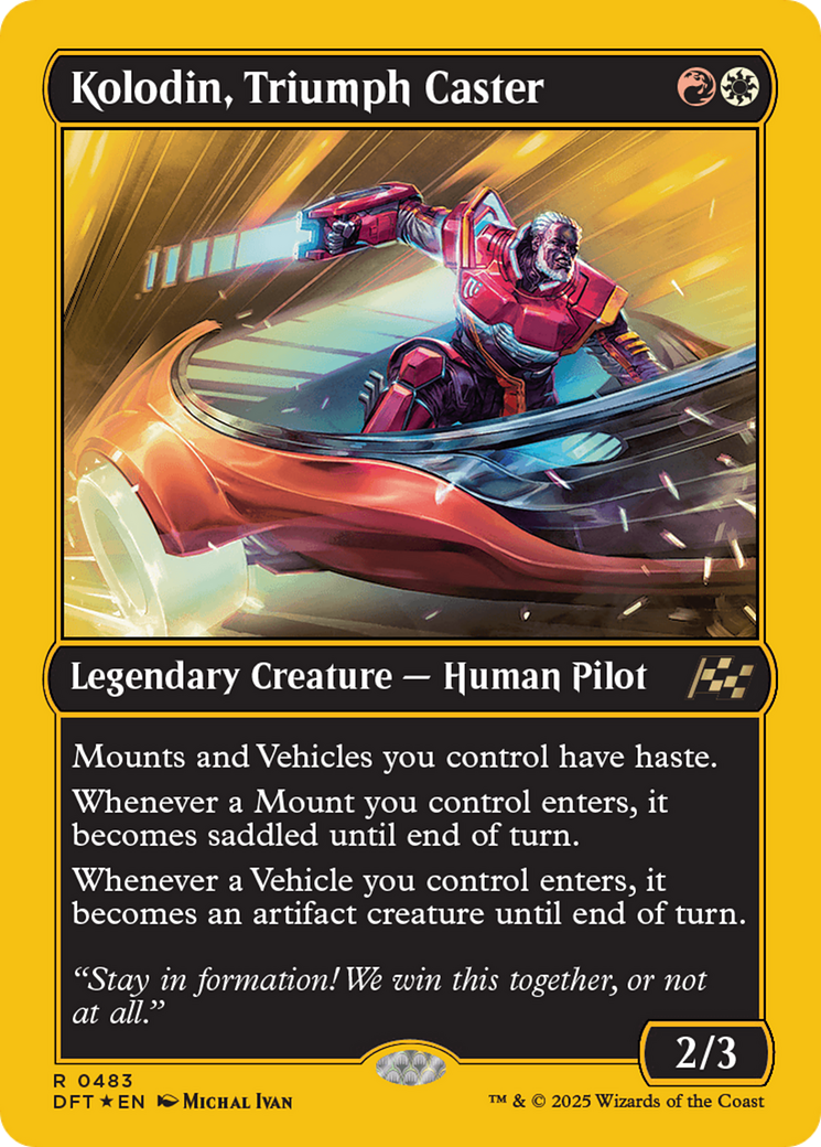 Kolodin, Triumph Caster (First-Place Foil) [Aetherdrift] | PLUS EV GAMES 