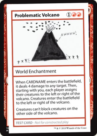 Problematic Volcano (2021 Edition) [Mystery Booster Playtest Cards] | PLUS EV GAMES 