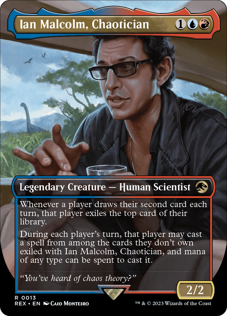 Ian Malcolm, Chaotician (Borderless) [Jurassic World Collection] | PLUS EV GAMES 