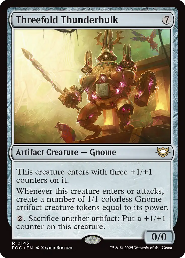 Threefold Thunderhulk [Edge of Eternities Commander] | PLUS EV GAMES 