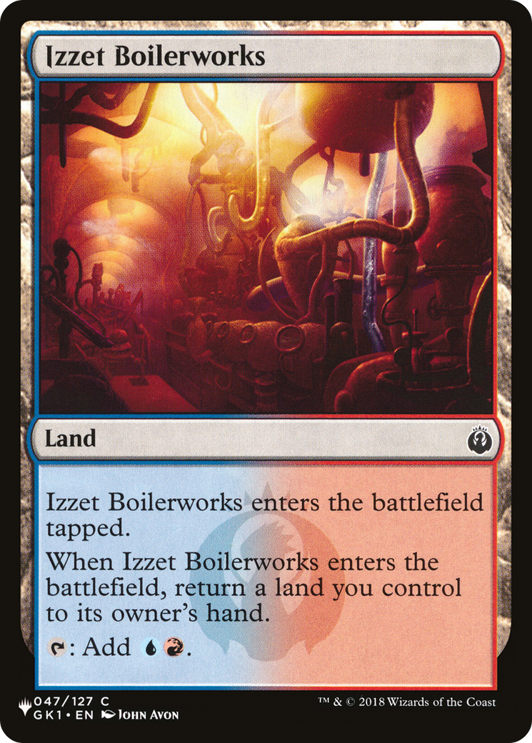 Izzet Boilerworks (GK1) [The List Reprints] | PLUS EV GAMES 