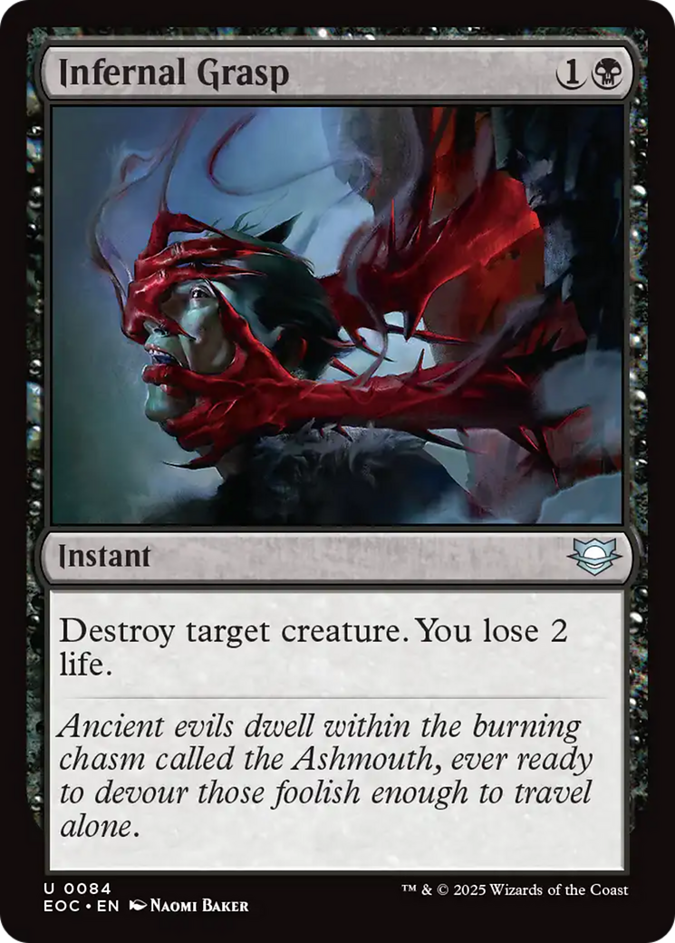 Infernal Grasp [Edge of Eternities Commander] | PLUS EV GAMES 