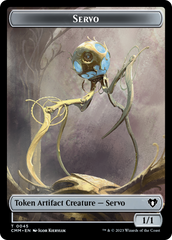 Servo // Elephant Double-Sided Token [Commander Masters Tokens] | PLUS EV GAMES 