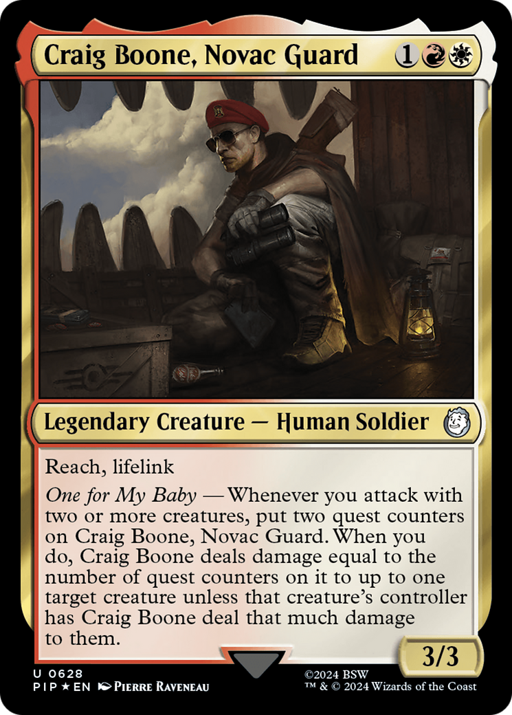 Craig Boone, Novac Guard (Surge Foil) [Fallout] | PLUS EV GAMES 