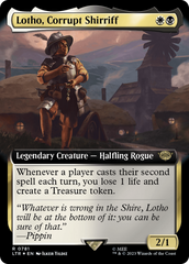 Lotho, Corrupt Shirriff (Extended Art) (Surge Foil) [The Lord of the Rings: Tales of Middle-Earth] | PLUS EV GAMES 