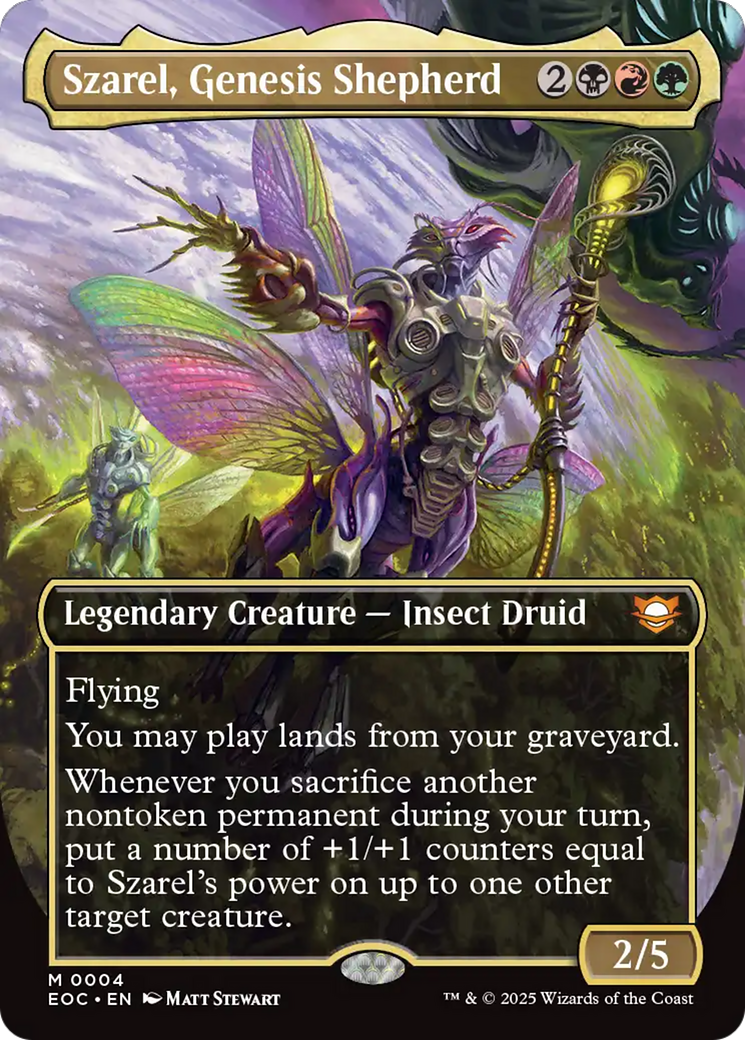 Szarel, Genesis Shepherd (Borderless) [Edge of Eternities Commander] | PLUS EV GAMES 