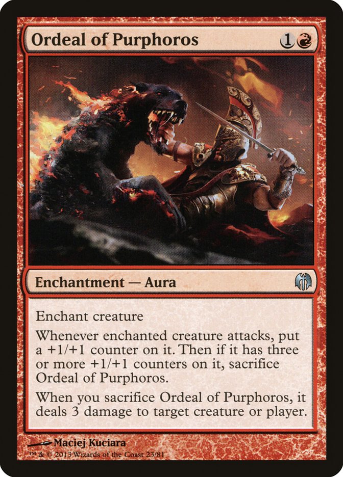 Ordeal of Purphoros [Duel Decks: Heroes vs. Monsters] | PLUS EV GAMES 