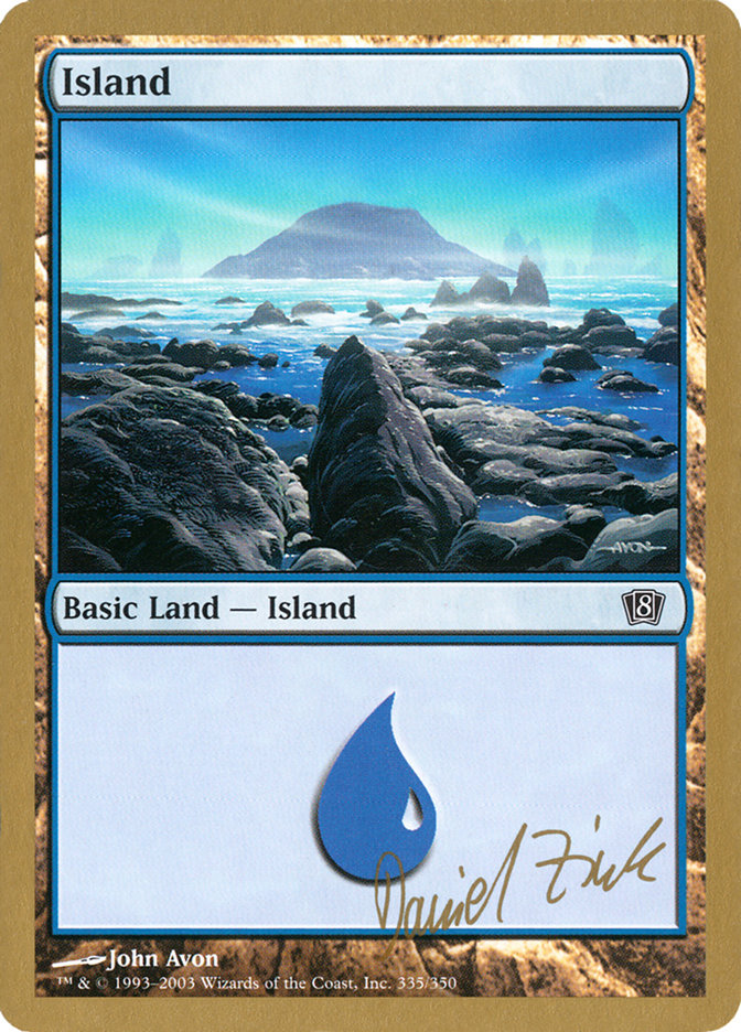 Island (dz335) (Daniel Zink) [World Championship Decks 2003] | PLUS EV GAMES 