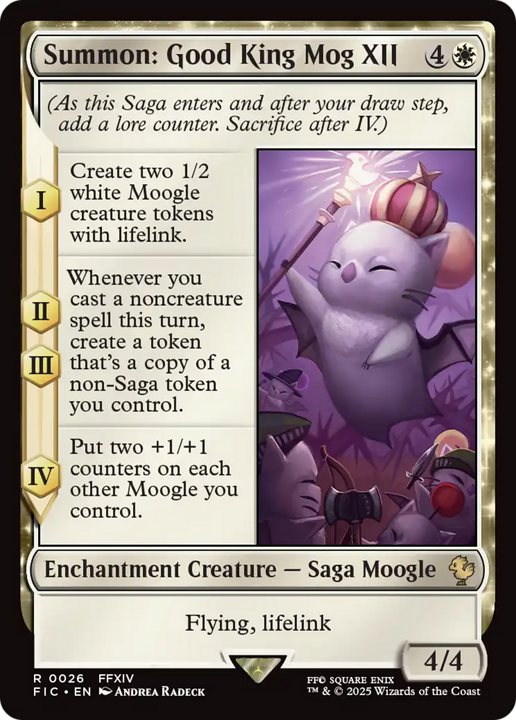 Summon: Good King Mog XII [FINAL FANTASY Commander] | PLUS EV GAMES 