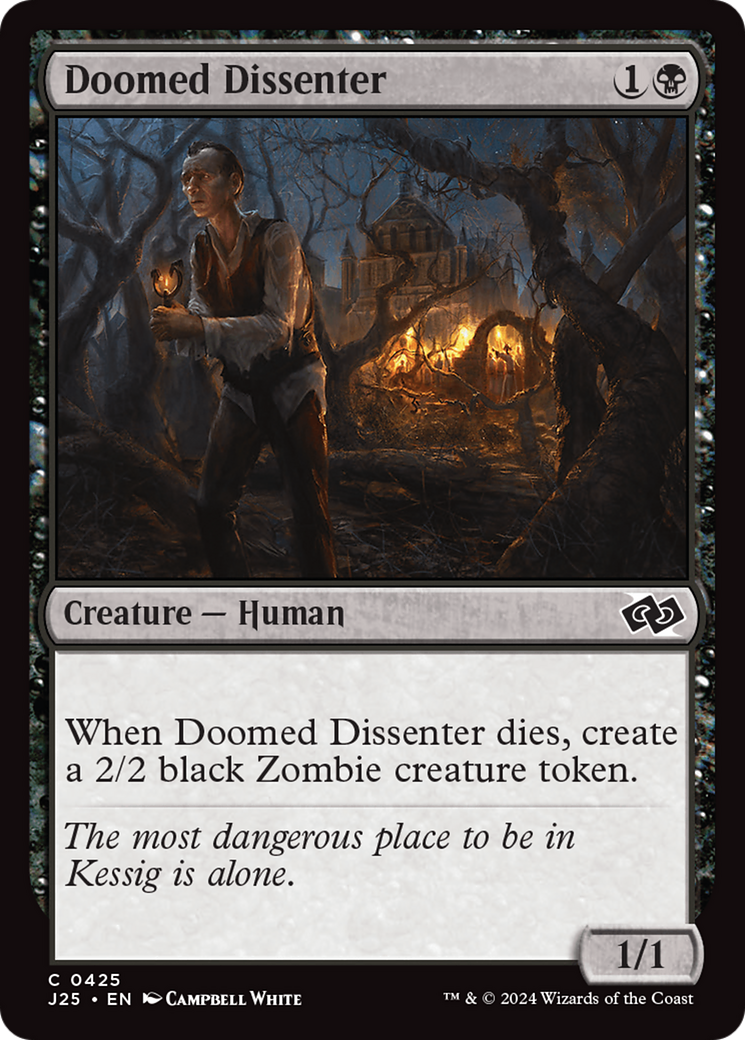 Doomed Dissenter [Foundations Jumpstart] | PLUS EV GAMES 