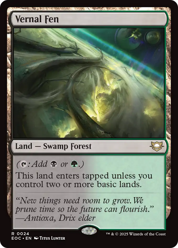 Vernal Fen [Edge of Eternities Commander] | PLUS EV GAMES 