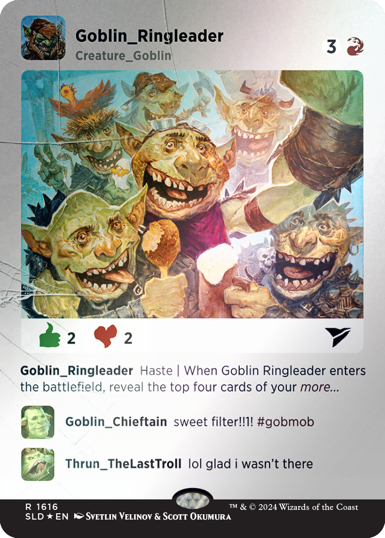 Goblin Ringleader (Rainbow Foil) [Secret Lair Drop Series] | PLUS EV GAMES 