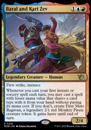 Baral and Kari Zev (Promo Pack) [March of the Machine Promos] | PLUS EV GAMES 