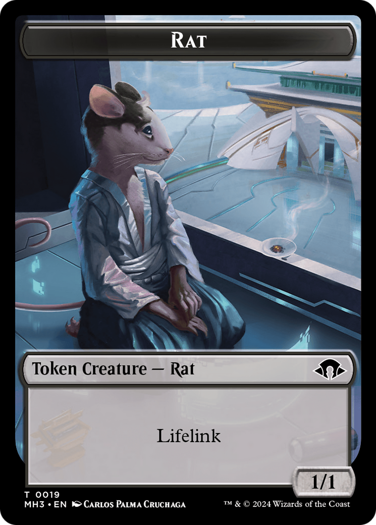 Eldrazi Spawn // Rat Double-Sided Token [Modern Horizons 3 Tokens] | PLUS EV GAMES 