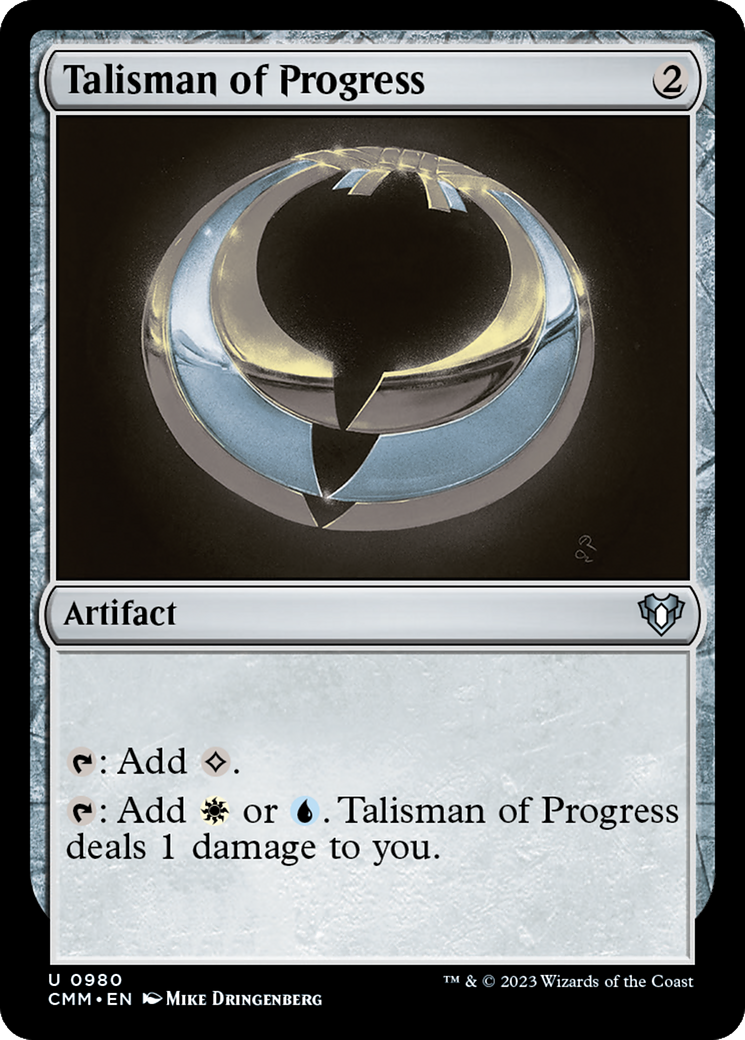 Talisman of Progress [Commander Masters] | PLUS EV GAMES 